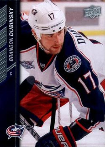 #50 Brandon Dubinsky - Columbus Blue Jackets - 2015-16 Upper Deck Hockey