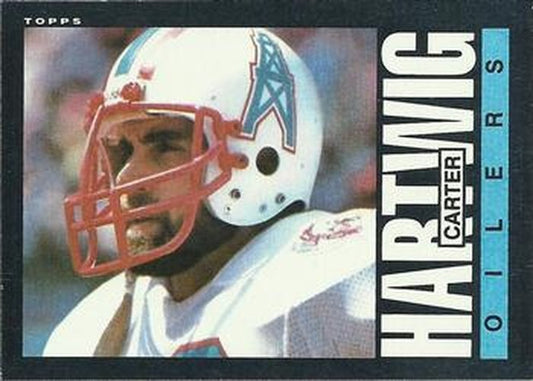 #250 Carter Hartwig - Houston Oilers - 1985 Topps Football