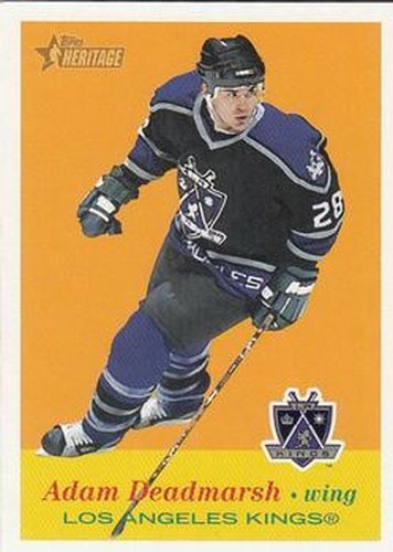 #50 Adam Deadmarsh - Los Angeles Kings - 2001-02 Topps Heritage Hockey