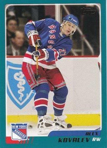 #50 Alex Kovalev - New York Rangers - 2003-04 Topps Hockey