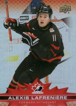 #50 Alexis Lafreniere - Canada - 2021-22 Upper Deck Tim Hortons Team Canada Hockey