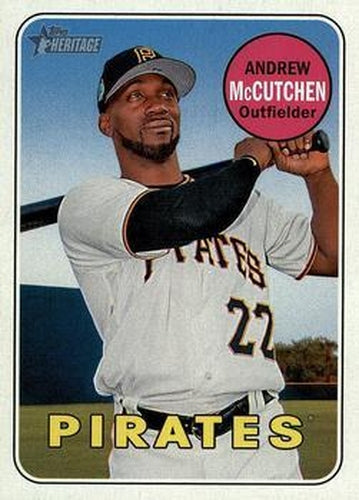 #50 Andrew McCutchen - Pittsburgh Pirates - 2018 Topps Heritage Baseball