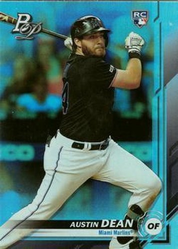 #50 Austin Dean - Miami Marlins - 2019 Bowman Platinum Baseball