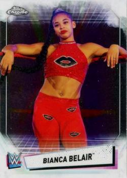 #50 Bianca Belair - 2021 Topps WWE Chrome Wrestling