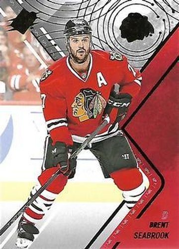 #50 Brent Seabrook - Chicago Blackhawks - 2015-16 SPx Hockey