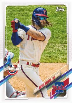 #50 Bryce Harper - Philadelphia Phillies - 2021 Topps Opening Day Baseball