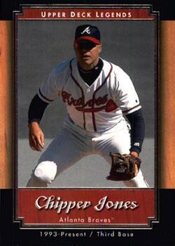 #50 Chipper Jones - Atlanta Braves - 2001 Upper Deck Legends Baseball