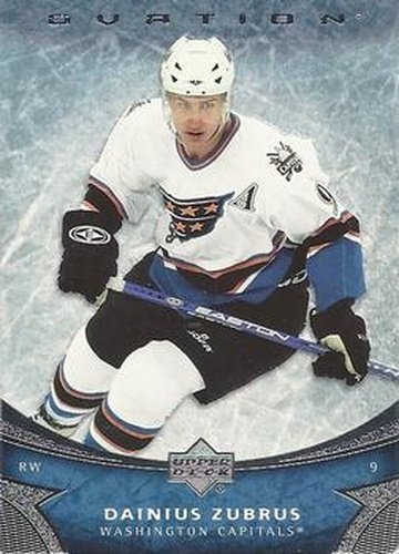 #50 Dainius Zubrus - Washington Capitals - 2006-07 Upper Deck Ovation Hockey