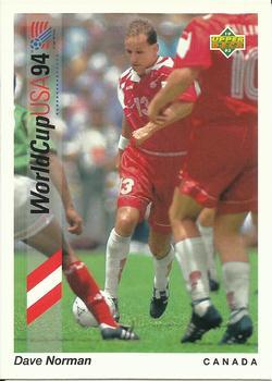 #50 Dave Norman - Canada - 1993 Upper Deck World Cup Preview English/Spanish Soccer