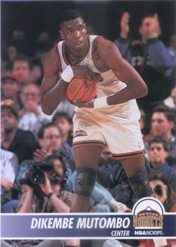 #50 Dikembe Mutombo - Denver Nuggets - 1994-95 Hoops Basketball