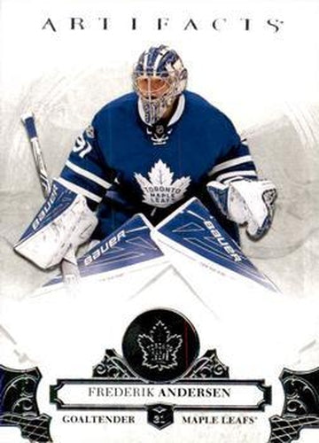 #50 Frederik Andersen - Toronto Maple Leafs - 2017-18 Upper Deck Artifacts Hockey