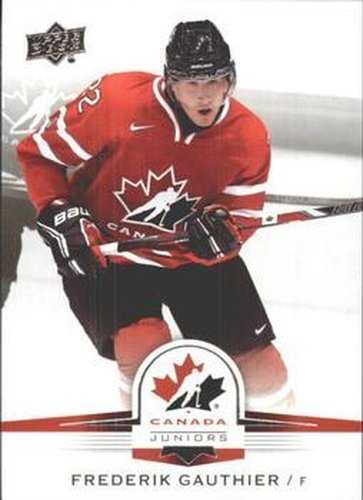 #50 Frederik Gauthier - Canada - 2014-15 Upper Deck Team Canada Juniors Hockey