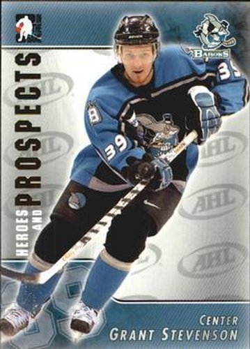 #50 Grant Stevenson - Cleveland Barons - 2004-05 In The Game Heroes and Prospects Hockey
