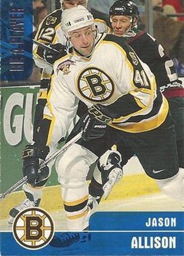 #50 Jason Allison - Boston Bruins - 1999-00 Be a Player Memorabilia Hockey