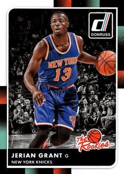#50 Jerian Grant - New York Knicks - 2015-16 Donruss - The Rookies Basketball