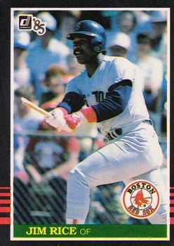 #50 Jim Rice - Boston Red Sox - 1985 Donruss Baseball