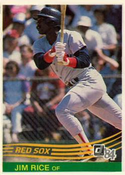 #50 Jim Rice - Boston Red Sox - 1984 Donruss Baseball
