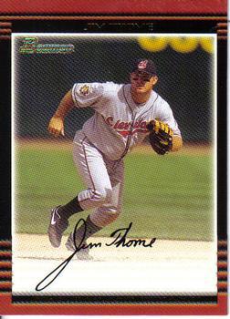 #50 Jim Thome - Cleveland Indians - 2002 Bowman Baseball