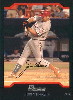 #50 Jim Thome - Philadelphia Phillies - 2004 Bowman Baseball