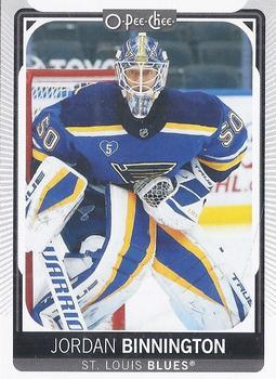 #50 Jordan Binnington - St. Louis Blues - 2021-22 O-Pee-Chee Hockey