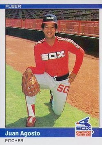 #50 Juan Agosto - Chicago White Sox - 1984 Fleer Baseball