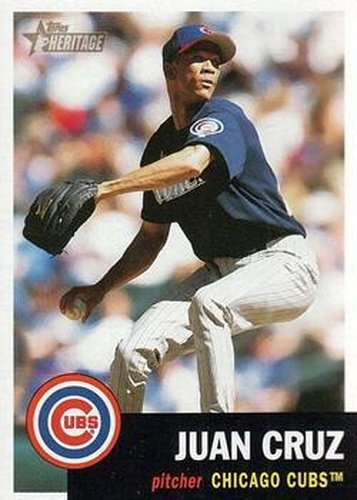 #50 Juan Cruz - Chicago Cubs - 2002 Topps Heritage Baseball