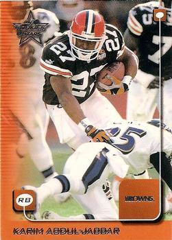 #50 Karim Abdul-Jabbar - Cleveland Browns - 1999 Leaf Rookies & Stars Football