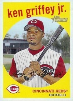 #50 Ken Griffey Jr. - Cincinnati Reds - 2008 Topps Heritage Baseball