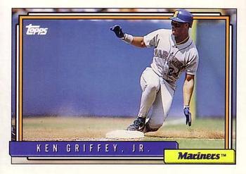 #50 Ken Griffey Jr. - Seattle Mariners - 1992 Topps Baseball