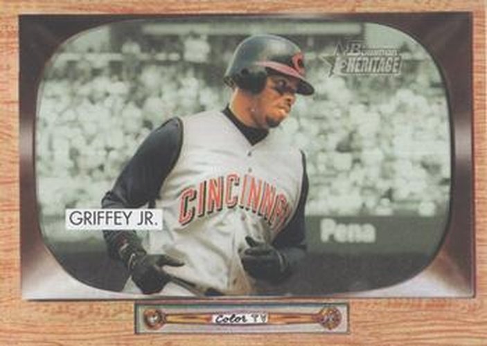 #50 Ken Griffey Jr. - Cincinnati Reds - 2004 Bowman Heritage Baseball