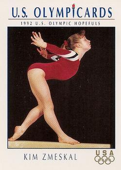 #50 Kim Zmeskal - USA - 1992 Impel U.S. Olympic Hopefuls