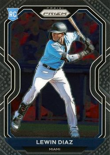 #50 Lewin Diaz - Miami Marlins - 2021 Panini Prizm Baseball