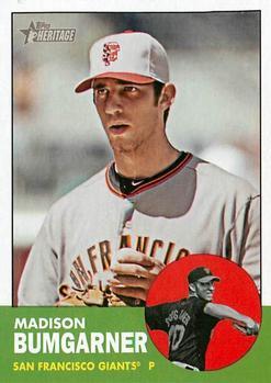 #50 Madison Bumgarner - San Francisco Giants - 2012 Topps Heritage Baseball