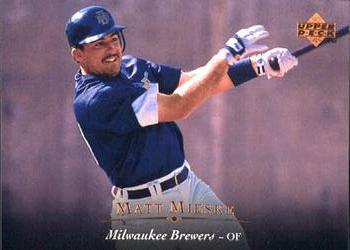 #50 Matt Mieske - Milwaukee Brewers - 1995 Upper Deck Baseball
