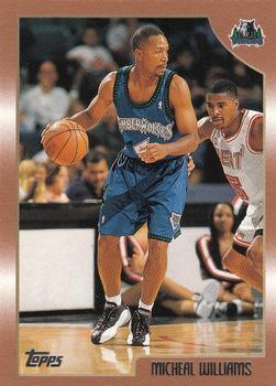 #50 Micheal Williams - Minnesota Timberwolves - 1998-99 Topps Basketball