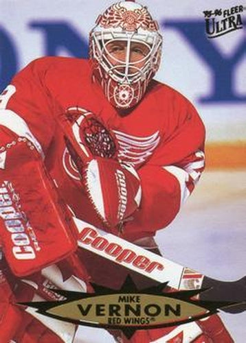 #50 Mike Vernon - Detroit Red Wings - 1995-96 Ultra Hockey