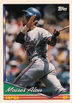 #50 Moises Alou - Montreal Expos - 1994 Topps Baseball