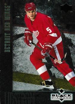 #50 Nicklas Lidstrom - Detroit Red Wings - 1996-97 Upper Deck Black Diamond Hockey