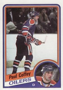 #50 Paul Coffey - Edmonton Oilers - 1984-85 Topps Hockey