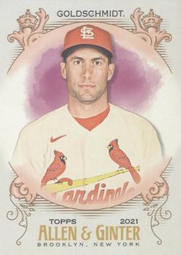 #50 Paul Goldschmidt - St. Louis Cardinals - 2021 Topps Allen & Ginter Baseball
