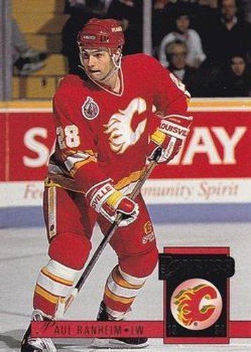 #50 Paul Ranheim - Calgary Flames - 1993-94 Donruss Hockey