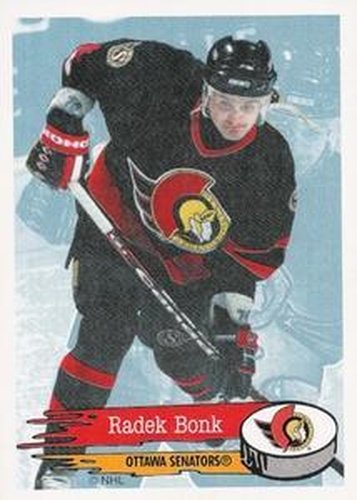 #50 Radek Bonk - Ottawa Senators - 1995-96 Panini Hockey Stickers