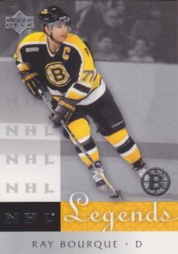 #50 Ray Bourque - Boston Bruins - 2001-02 Upper Deck Legends Hockey
