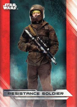 #50 Resistance Soldier - 2017 Topps Star Wars The Last Jedi