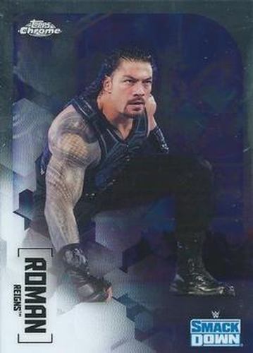 #50 Roman Reigns - 2020 Topps WWE Chrome Wrestling