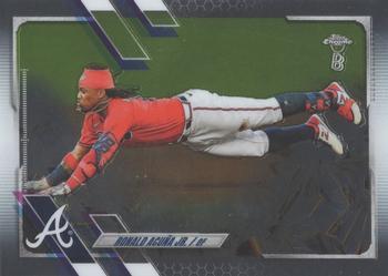#50 Ronald Acuña Jr. - Atlanta Braves - 2021 Topps Chrome Ben Baller Edition Baseball