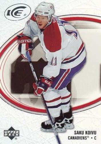 #50 Saku Koivu - Montreal Canadiens - 2005-06 Upper Deck Ice Hockey