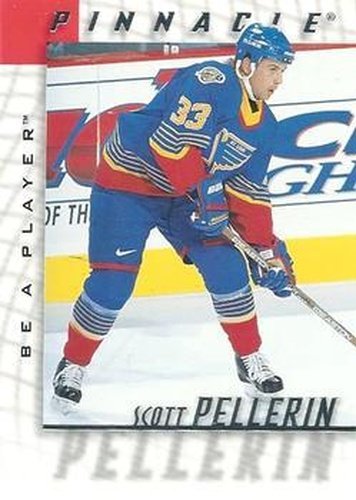 #50 Scott Pellerin - St. Louis Blues - 1997-98 Pinnacle Be a Player Hockey