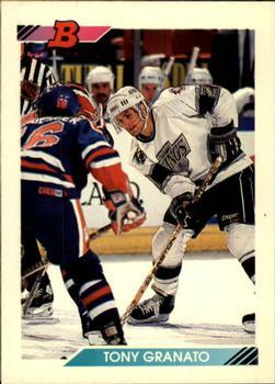 #50 Tony Granato - Los Angeles Kings - 1992-93 Bowman Hockey