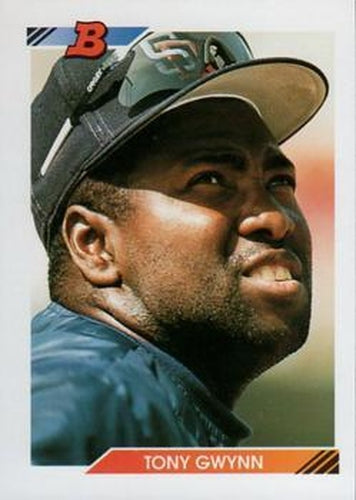 #50 Tony Gwynn - San Diego Padres - 1992 Bowman Baseball